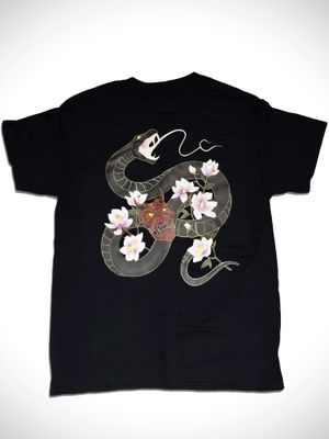 T-Shirt Serpent Noir