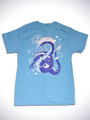 T-Shirt Dragon Bleu