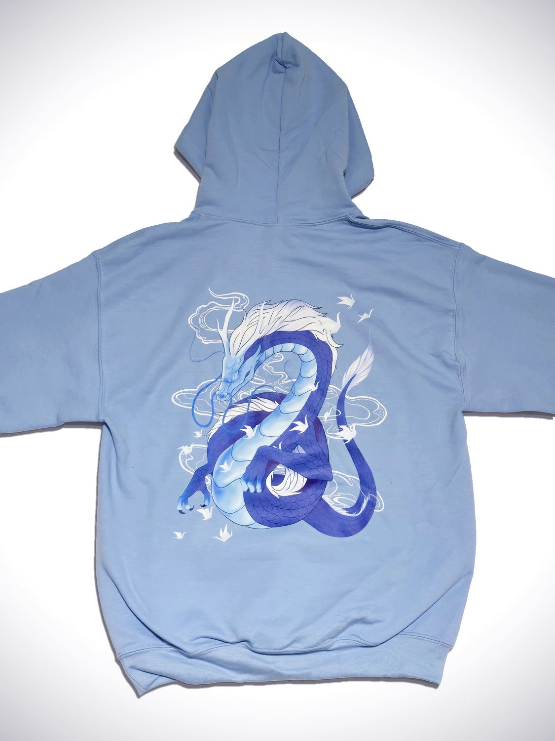 Hoodie Dragon Bleu