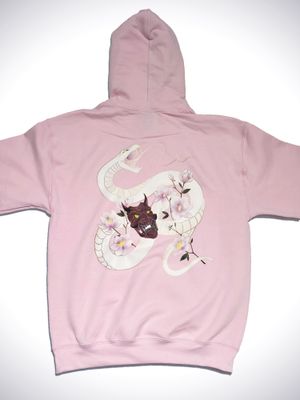 Hoodie Serpent Rose