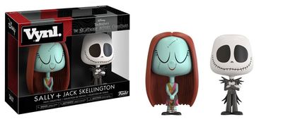 Nightmare Before Christmas : EX71 Sally + Jack  Skellington Vynl