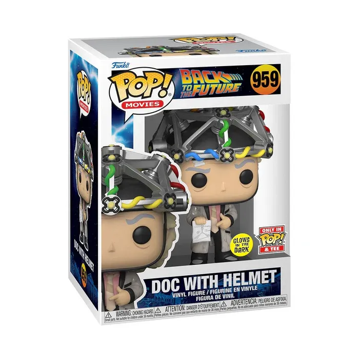 Back to the Future : Dl24 Doc With Helmet GID OnlyInPopTee 959