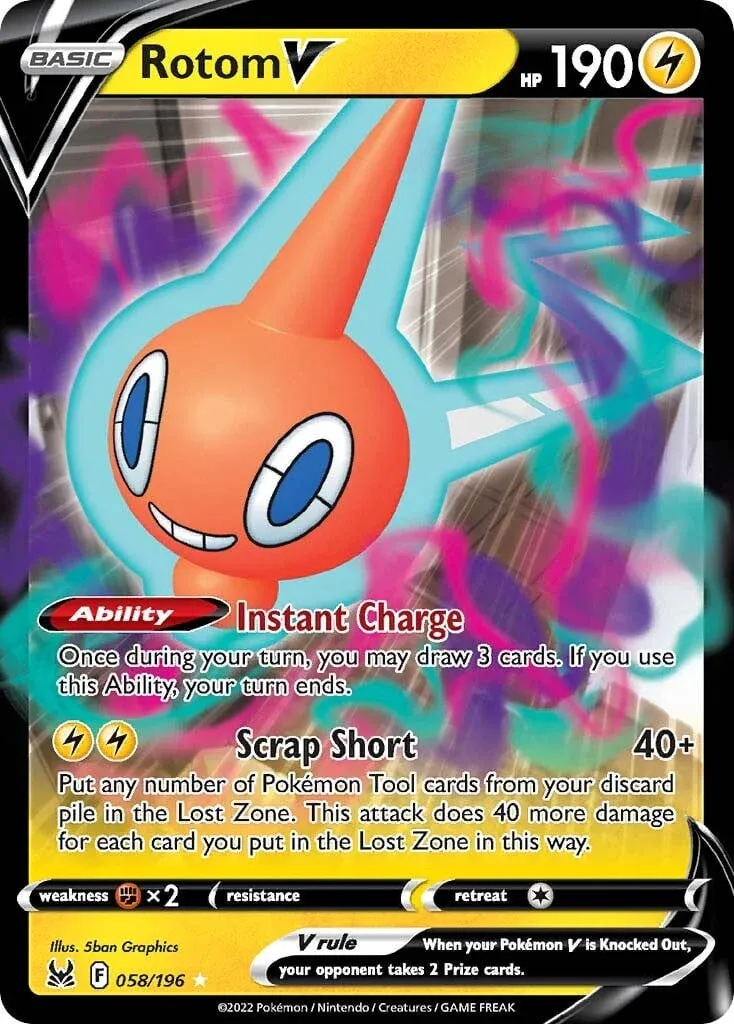 *S39 rotom V 058/196 NM