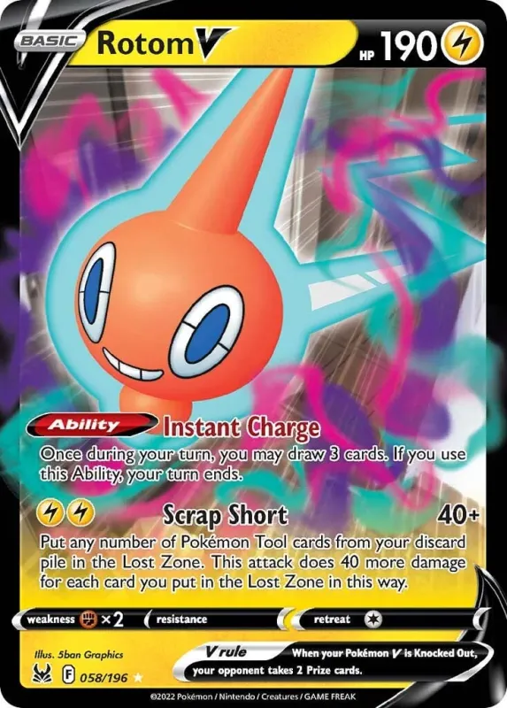 *S39 rotom V 058/196 NM