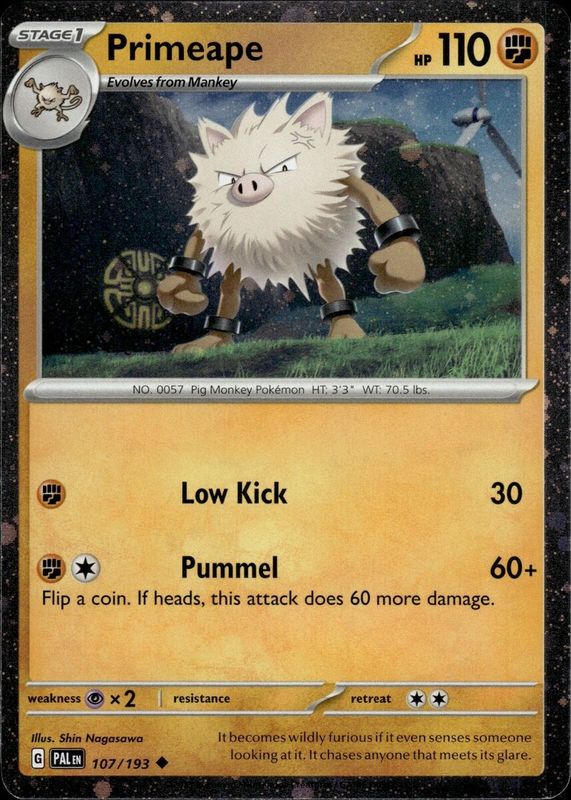 *A322 Primeape (Cosmos Holo) 107/193 NM