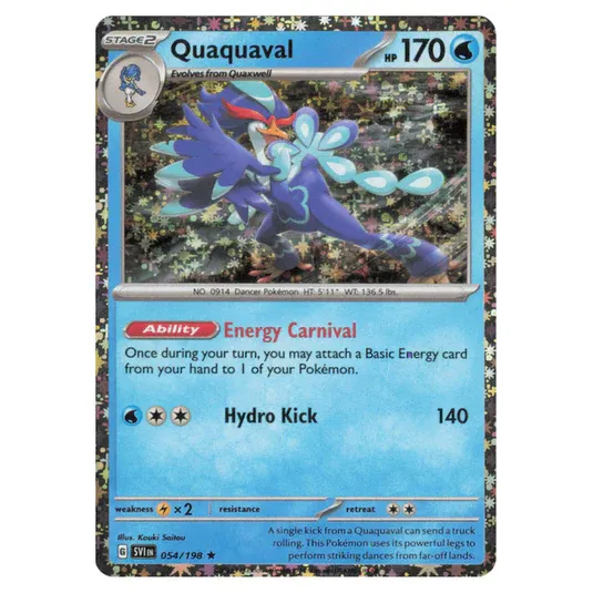 *L128 Quaquaval (Cosmos Holo) 054/198 NM