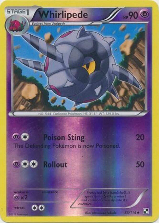 *F142 Whirlipede (Reverse Holo) 53/114 LP