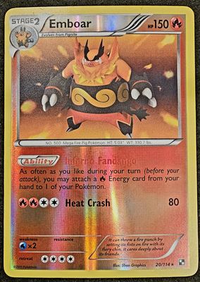 *F194 Emboar (Reverse Holo) 20/114 HP