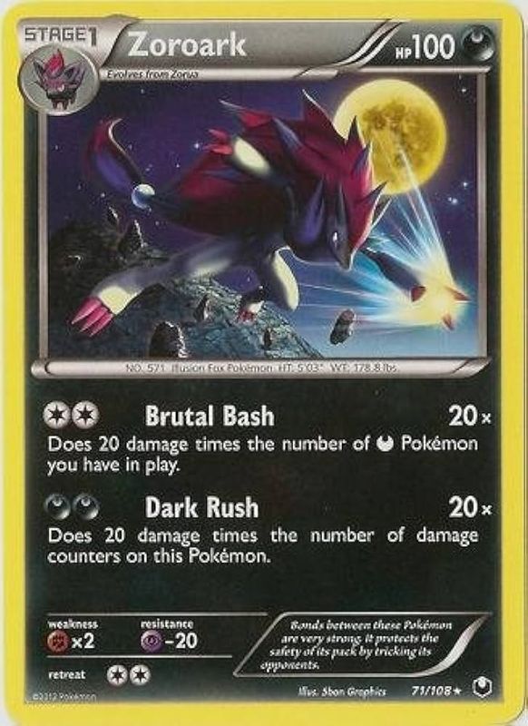 *F199 Zoroark 71/108 HP