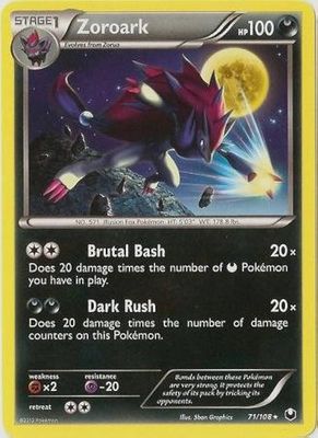 *F199 Zoroark 71/108 HP