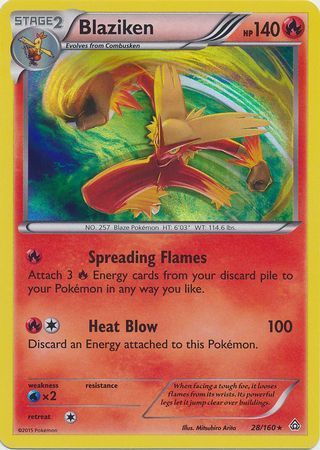 *F231 Blaziken (Holo) 28/160 MP