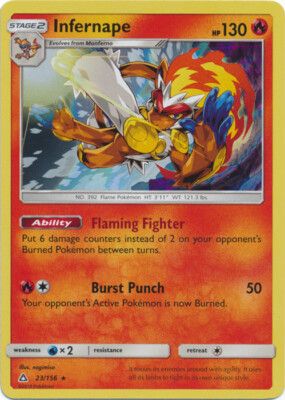 *F236 Infernape (Holo) 23/156 NM