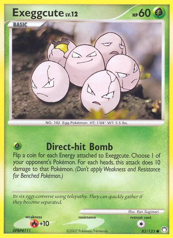 *F396 exeggcute Lv.12 82/123 LP