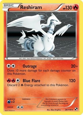 *F903 Reshiram 26/114