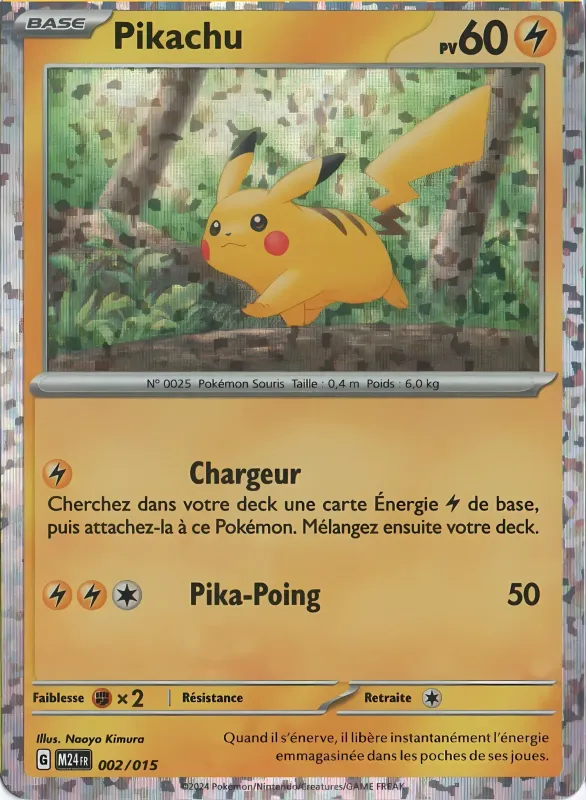 *V51 Fr Pikachu 002/015 NM
