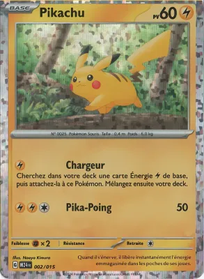 *V51 Fr Pikachu 002/015 NM