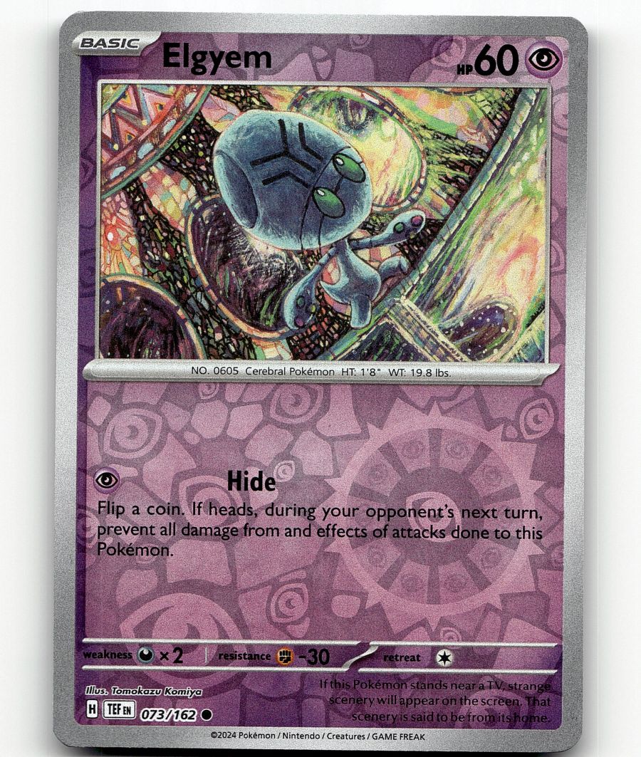 *V35 Elgyem (Reverse Holo) 073/162 NM