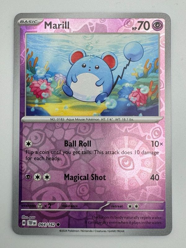 *V32 Marill (Reverse Holo) 064/162 NM
