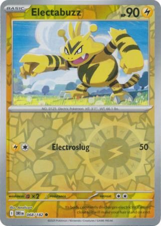 *V18 Electabuzz (Reverse Holo) 068/182 NM