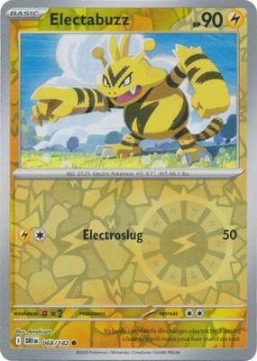 *V18 Electabuzz (Reverse Holo) 068/182 NM