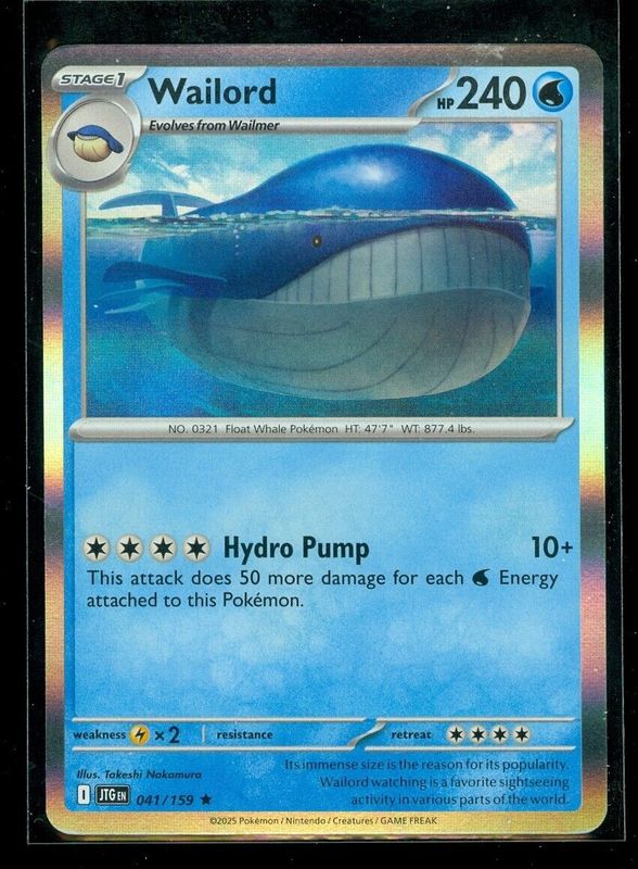 *V14 Wailord 041/159 NM