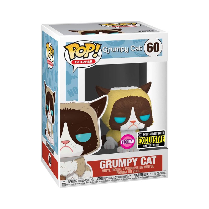 Es175 Grumpy Cat Flocked EEE 60