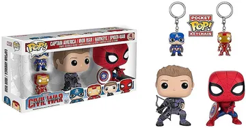 Fa386 Captain America / Iron Man / Hawkeye / Spider-Man 4Pack