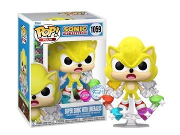 Gb22 Super Sonic With Emeralds Flocked SEF 1059