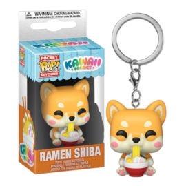 Ax562 Keychain Ramen Shiba