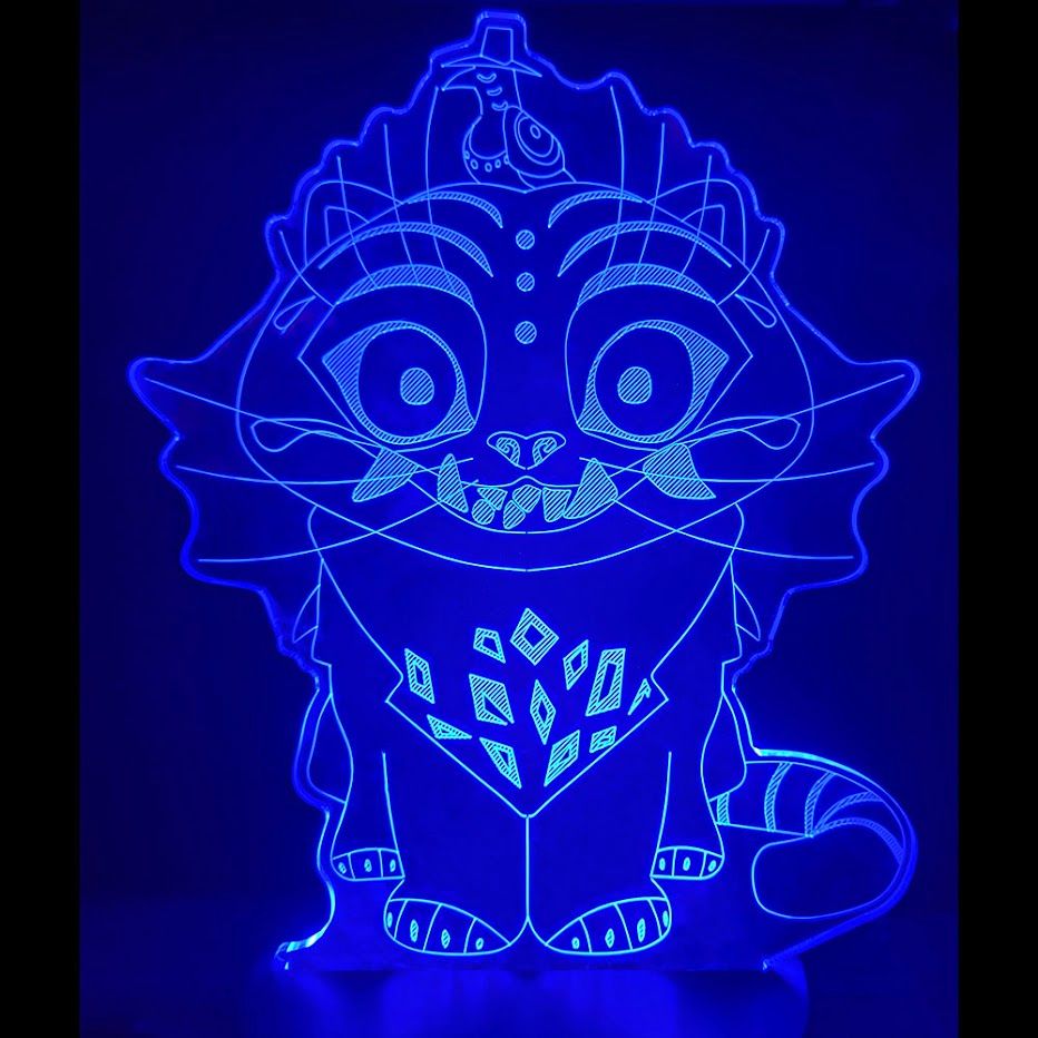 Veilleuse : K-Pop Demon Hunters : Tigre (Derpy &amp; Sussy)