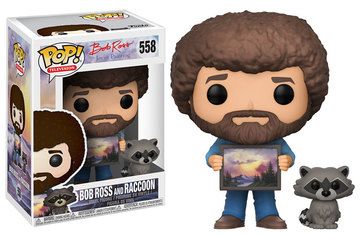 Gj3 Bob Ross And Raccoon 558