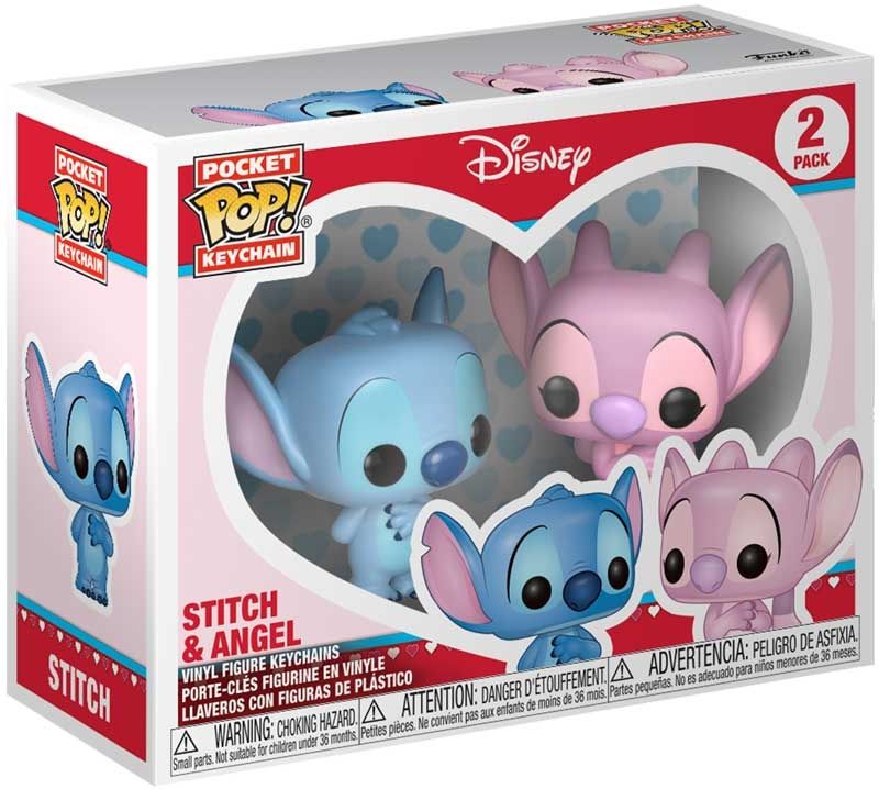 Gm119 Keychain Stitch &amp; Angel 2 Pack