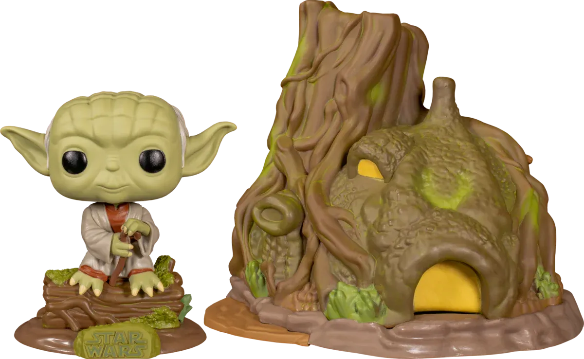 Gz51 Dagobah Yoda With Hut 11