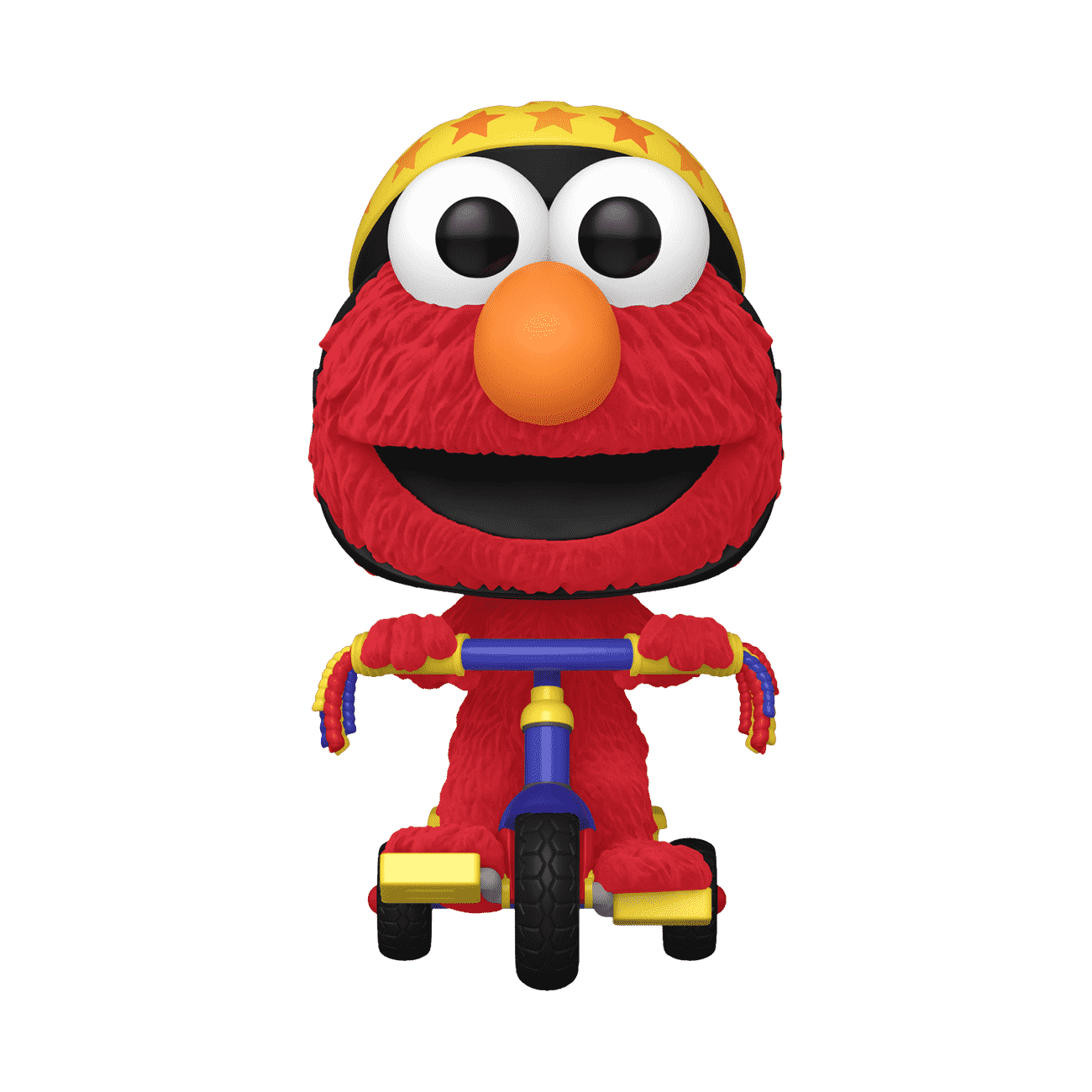 AH105 Elmo on Trike Flocked 309