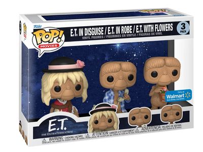 AH168 E.T In disguise /E.T in Robe/E.T with Flowers 3 pack