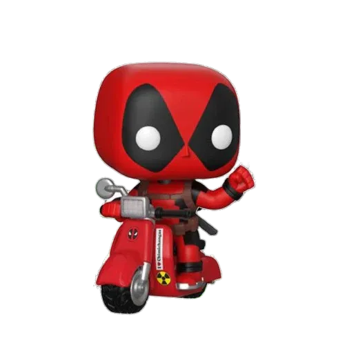 Ax611 Deadpool On Scooter 48