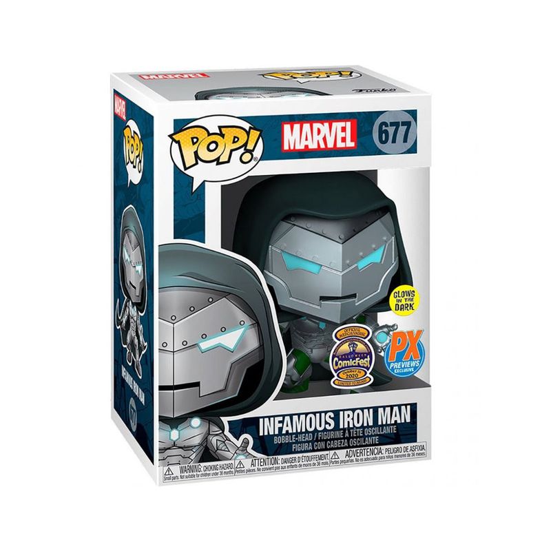 Hp25 Infamous Iron man ComicFest GID PX 677