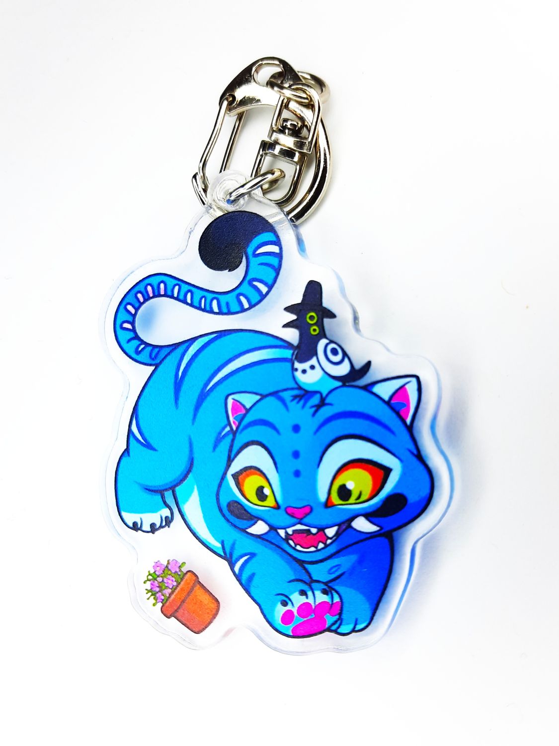 Porte-clefs : Kpop Demon Hunter Tigre Pot De Fleur