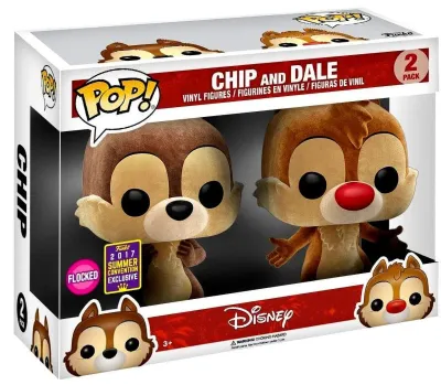 HW40 Chip And Dale Flocked 2017 sumcon 2 pack