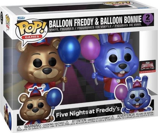 HX134 Balloon Freddy &amp; Balloon Bonnie 2 pack
