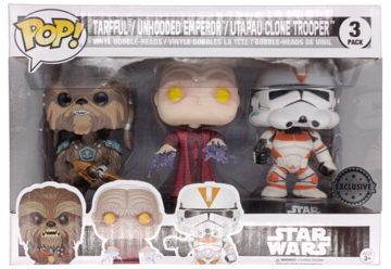 HW153 Tarful/Unhooded Emperor/Utapau Clone Trooper 3 pack