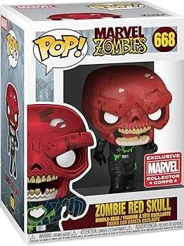 Hx221 Zombie Red Skull 668