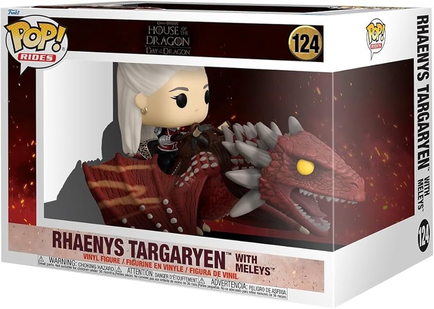 FE87  Rhaenys Targaryen with Meleys 124