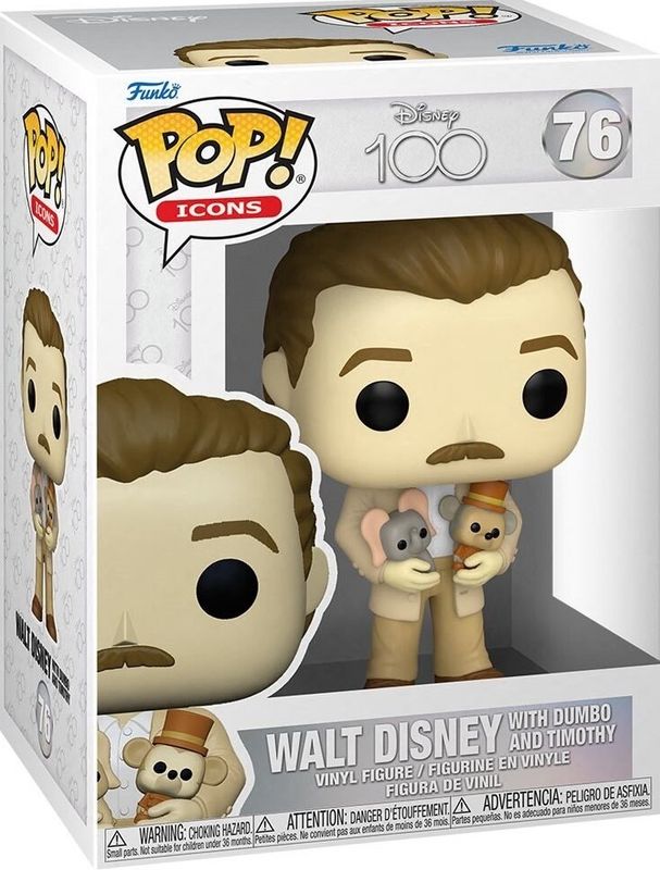 Gh34 Walt Disney And Dumbo And Timothy Plush 76