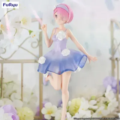 Trio Try It Figure - Ram Flower Dress (Purple)