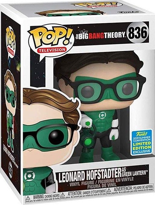 Fz376 Leonard Hofstadter As Green Lantern 2019 Sumcon 836