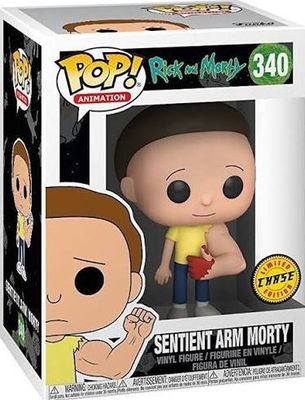 Funko Pop Rick and Morty : CHASE Sentient Arm Morty 340
