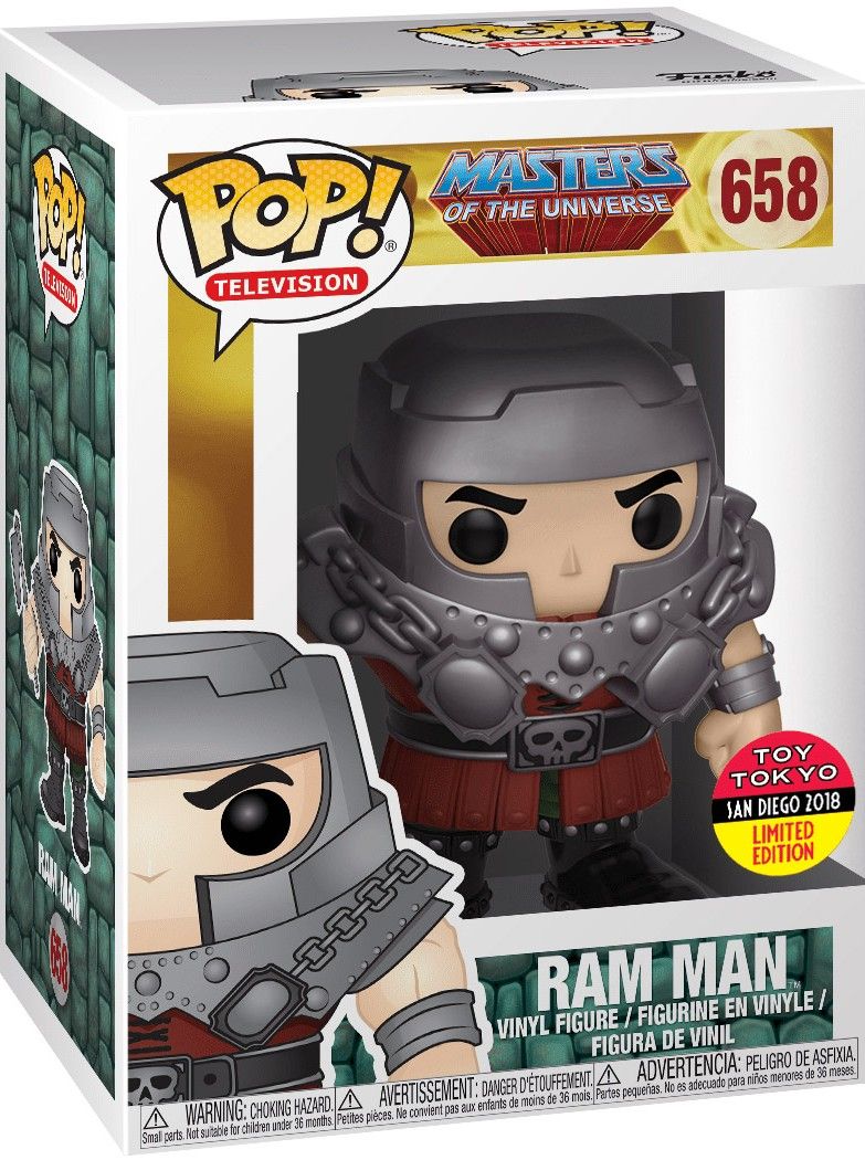 Funko pop Masters of The Universe : Ram Man 658