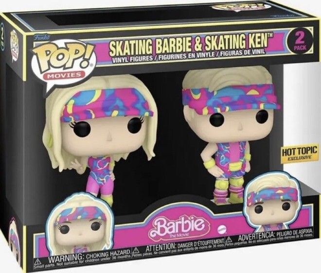 Gt72 Skating Barbie &amp; Skating Ken Ht 2 Pack
