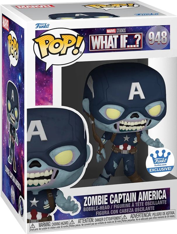 Hc340 Zombie Captain America Funko Excl. 948